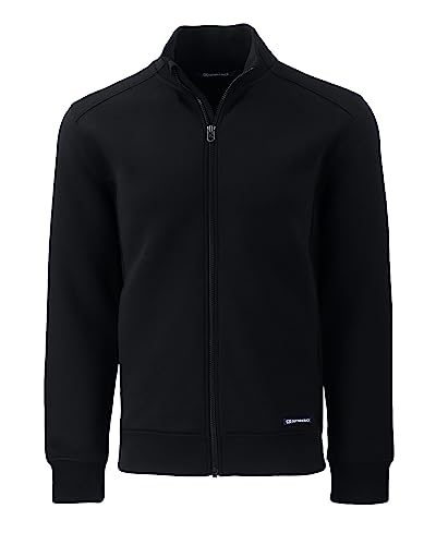 Cutter & Buck Roam Eco Recycled Full Zip Herren Jacke, Schwarz, L von Cutter & Buck