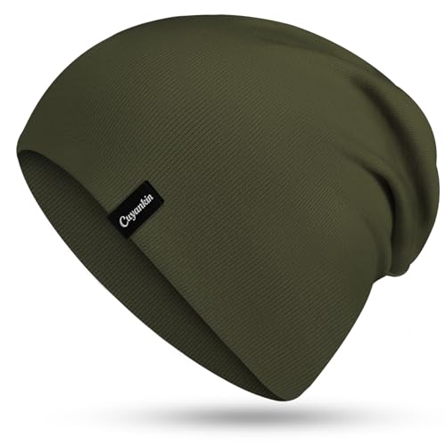Cuyankin Mütze Damen Herren, Slouch Beanie Mütze aus Baumwolle, Leicht & Atmungsaktiv Dünne Mütze, Weich Doppellagig Longbeanie Perfekt für alle Jahreszeiten Cuyankin Mütze Damen Herren, Slouch Beanie Mütze aus Baumwolle, Leicht & Atmungsaktiv Dünne Mütze, Weich Doppellagig Longbeanie Perfekt für alle Jahreszeiten von Cuyankin