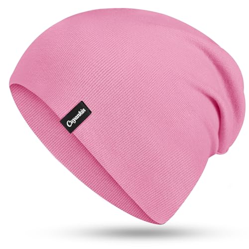 Cuyankin Mütze Damen Herren, Slouch Beanie Mütze aus Baumwolle, Leicht & Atmungsaktiv Dünne Mütze, Weich Doppellagig Longbeanie Perfekt für alle Jahreszeiten Cuyankin Mütze Damen Herren, Slouch Beanie Mütze aus Baumwolle, Leicht & Atmungsaktiv Dünne Mütze, Weich Doppellagig Longbeanie Perfekt für alle Jahreszeiten von Cuyankin