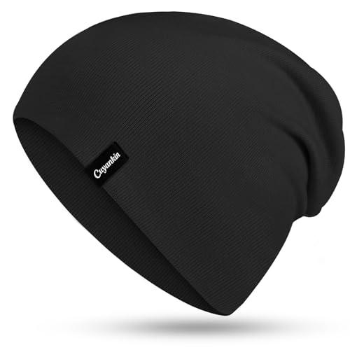 Cuyankin Mütze Damen Herren, Slouch Beanie Mütze aus Baumwolle, Leicht & Atmungsaktiv Dünne Mütze, Weich Doppellagig Longbeanie Perfekt für alle Jahreszeiten Cuyankin Mütze Damen Herren, Slouch Beanie Mütze aus Baumwolle, Leicht & Atmungsaktiv Dünne Mütze, Weich Doppellagig Longbeanie Perfekt für alle Jahreszeiten von Cuyankin