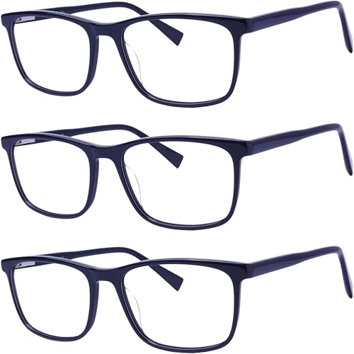 Premium Lesebrille 3er Pack | Verschreibungsbrillen-Qualität, Hergestellt von Optikern | Blaulicht- und UV-Blocker, Antireflex, Antistatisch | Schwarz Quadratische Lesebrille +2,50 Herren & Damen Premium Lesebrille 3er Pack | Verschreibungsbrillen-Qualität, Hergestellt von Optikern | Blaulicht- und UV-Blocker, Antireflex, Antistatisch | Schwarz Quadratische Lesebrille +2,50 Herren & Damen von Cvantus