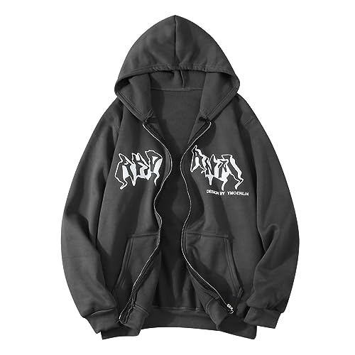 Cvanxluy Hoodie Herren Reißverschluss Oversize Sweatjacke Kapuzenpullover Herbst Winter Drucken Kapuzenjacke Tops Baggy Warm Sommerjacke Langarmshirt Jogging Große Größen Tshirt Sportbekleidung Cvanxluy Hoodie Herren Reißverschluss Oversize Sweatjacke Kapuzenpullover Herbst Winter Drucken Kapuzenjacke Tops Baggy Warm Sommerjacke Langarmshirt Jogging Große Größen Tshirt Sportbekleidung von Cvanxluy