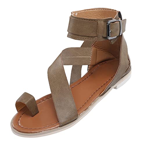 Cvanxluy Sandaletten Damen Sommer Mit Absatz Einfarbig Sommerschuhen Sommersandaletten Damen Bequem Offen Damen Sandalen Elegant Sommerschuhe Damen Damenschuhe Elegant Bequeme Sommersandaletten von Cvanxluy