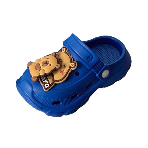 Cvanxluy Sportschuhe Kinder Draußen, Rutschfeste Kinder Clogs Unisex Atmungsaktiv Leicht Sandalen für Mädchen Jungen Strand Garten Sommerschuhe 32 Blau von Cvanxluy