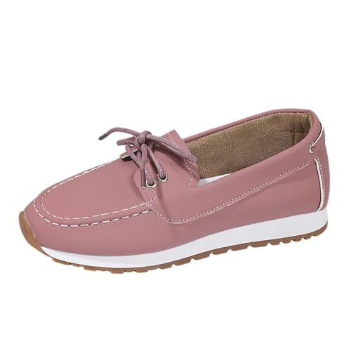 Flache Schuhe für Damen, Mokassins Damen Sommer Slip-On Flach Lässige Atmungsaktiv Loafers Freizeitschuhe Basic Elegant Wanderschuhe Moccasins Bequeme Leichte Halbschuhe Outdoor für Frauen 38 von Cvanxluy