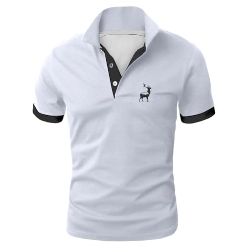 Trachten Poloshirt Herren Kurzarm Trachtenshirt Slim Fit Golf T Shirt Sommer Polohemd Atmungsaktiv Leichtes Oktoberfest T-Shirt Regular Fit Freizeit Jagdshirt Trachten Poloshirt Herren Kurzarm Trachtenshirt Slim Fit Golf T Shirt Sommer Polohemd Atmungsaktiv Leichtes Oktoberfest T-Shirt Regular Fit Freizeit Jagdshirt von Cvanxluy