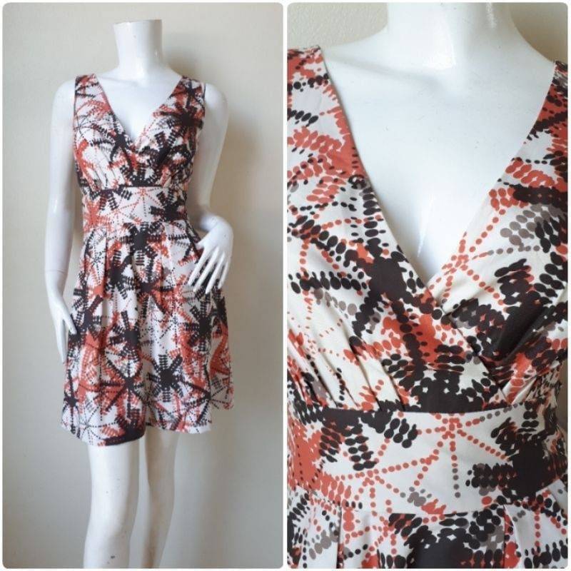 Minikleid Mit Banana Republik Print Gr. 0 Xs von CvintageLand