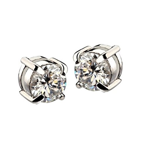 Cvoepobey 1 Paar Strass Magnet Ohrringe Herren Ohrschmuck von Cvoepobey