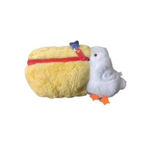 Cvoepobey Kawaii Plüsch-Geldbörse, Stofftier, Bleistifttasche, Süße Cartoon-Make-Up-Aufbewahrungstasche für Kindergeburtstagsgeschenke B von Cvoepobey