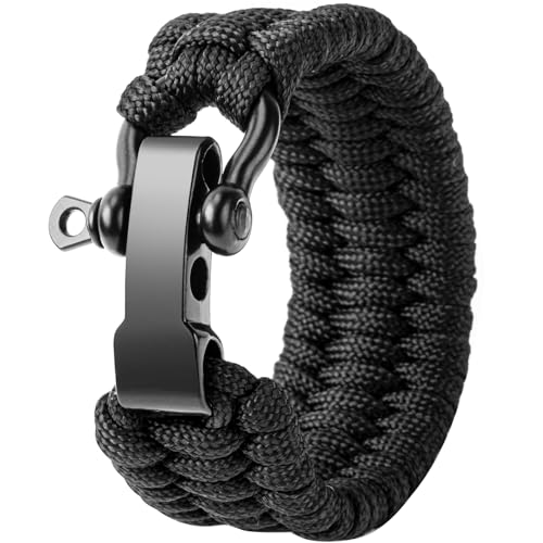Cwualo Armbänder für Herren, M (7-8" Wrists), Polypropylen-Faser, Kein Edelstein von Cwualo