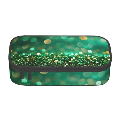 Cxzmnba Background St. Patrick's Day Federmäppchen für Jungen und Mädchen, Schulanfang, Schülerbedarf, Federmäppchen, Schwarz , Einheitsgröße, Taschen-Organizer von Cxzmnba