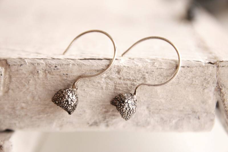 Eichel Aus Oxidiertem Sterlingsilber, Waldschmuck Eichel Aus Oxidiertem Sterlingsilber, Waldschmuck von CyKLu