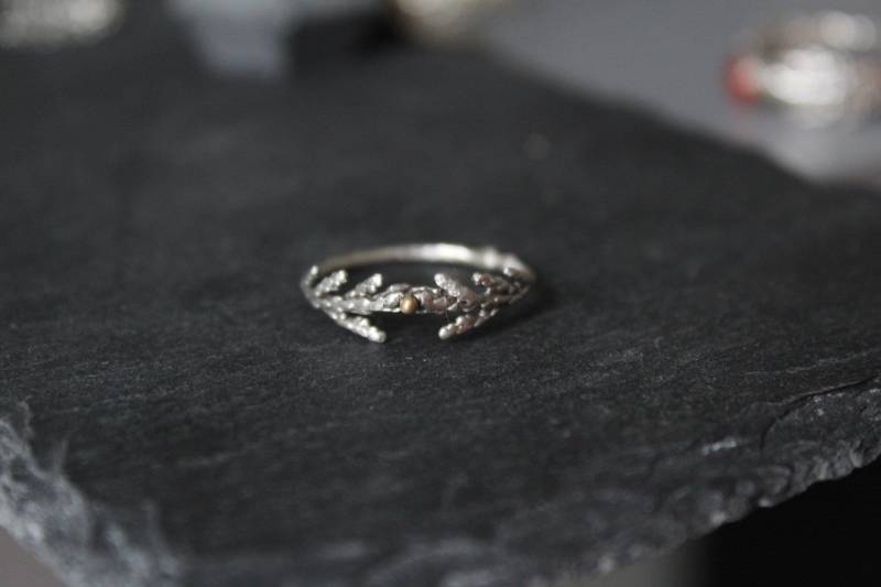 Zedernblatt Ring Aus Sterling Silber Wald Verlobungsring Zedernblatt Ring Aus Sterling Silber Wald Verlobungsring von CyKLu