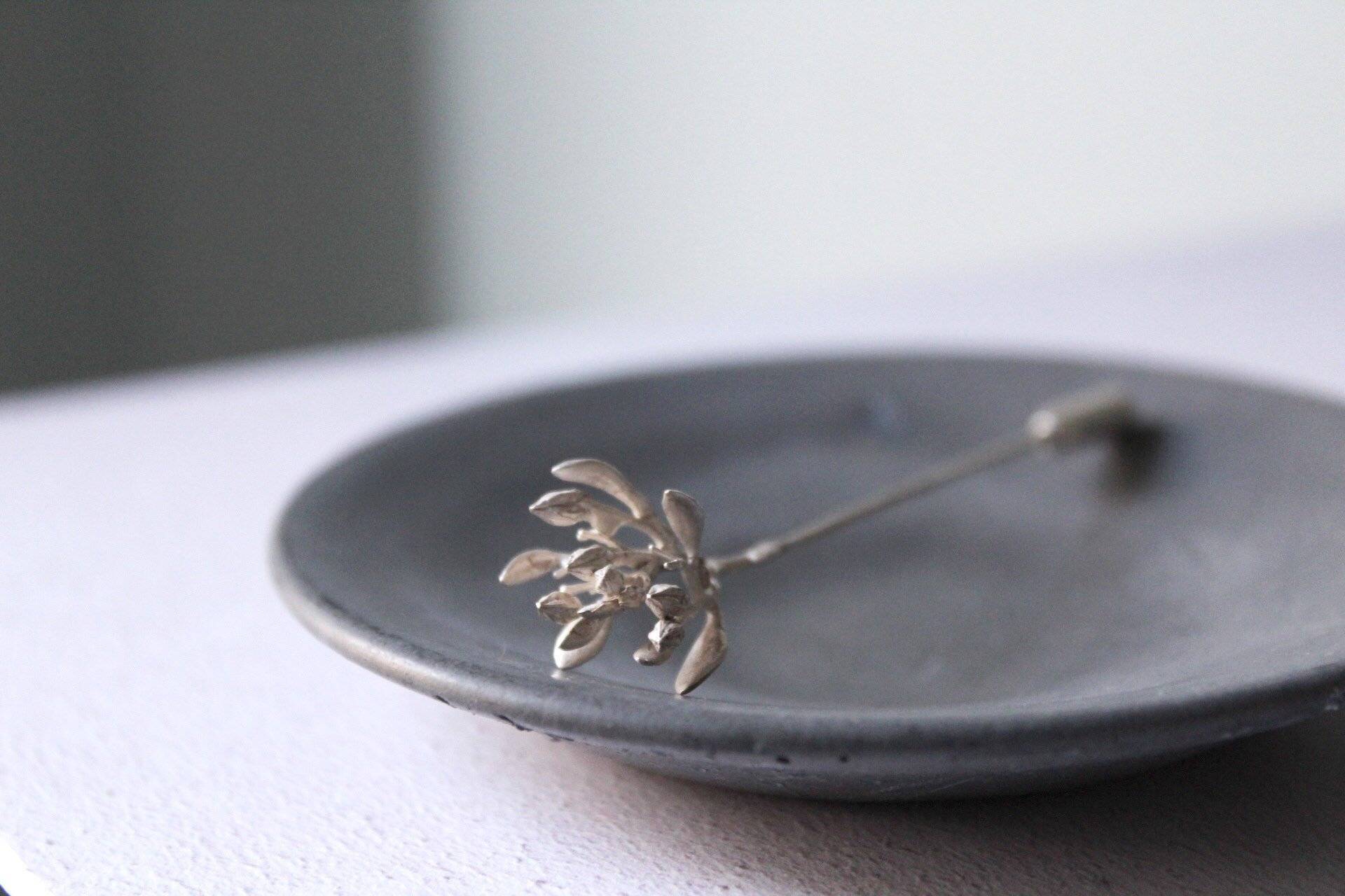 sterling Silber Blatt Brosche Natur Inspirierte Schalnadel sterling Silber Blatt Brosche Natur Inspirierte Schalnadel von CyKLu