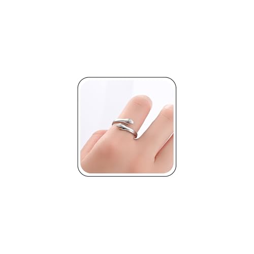 Cybche Boho Umarmung Hand Ring Silber Umarmung Hand Offen Ring Verstellbar Finger Ring Romantisch Umarmung Hand Umarmung Ring Minimalistisch Umarmung Ring Schmuck Für Frauen von Cybche