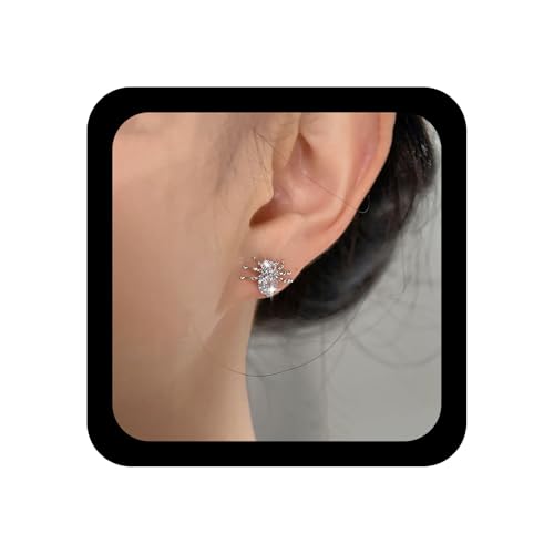 Cybche Punk Kristall Cz Spinne Ohrringe Kleine Strass Ohrringe Silber Minimalistisch Gruselig Tier Spinne Ohrstecker Schmuck Für Frauen von Cybche