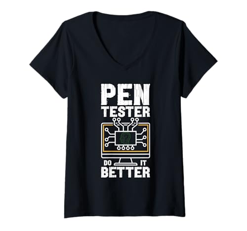 Damen Stifttester Do It Better Design T-Shirt mit V-Ausschnitt Damen Stifttester Do It Better Design T-Shirt mit V-Ausschnitt von Cyber Expert Designs