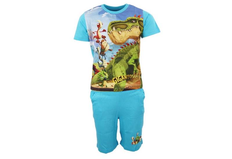 Cyber Group Studios Schlafanzug Gigantosaurus Kinder Jungen Pyjama Gr. 98 bis 128 - 100% Baumwolle von Cyber Group Studios