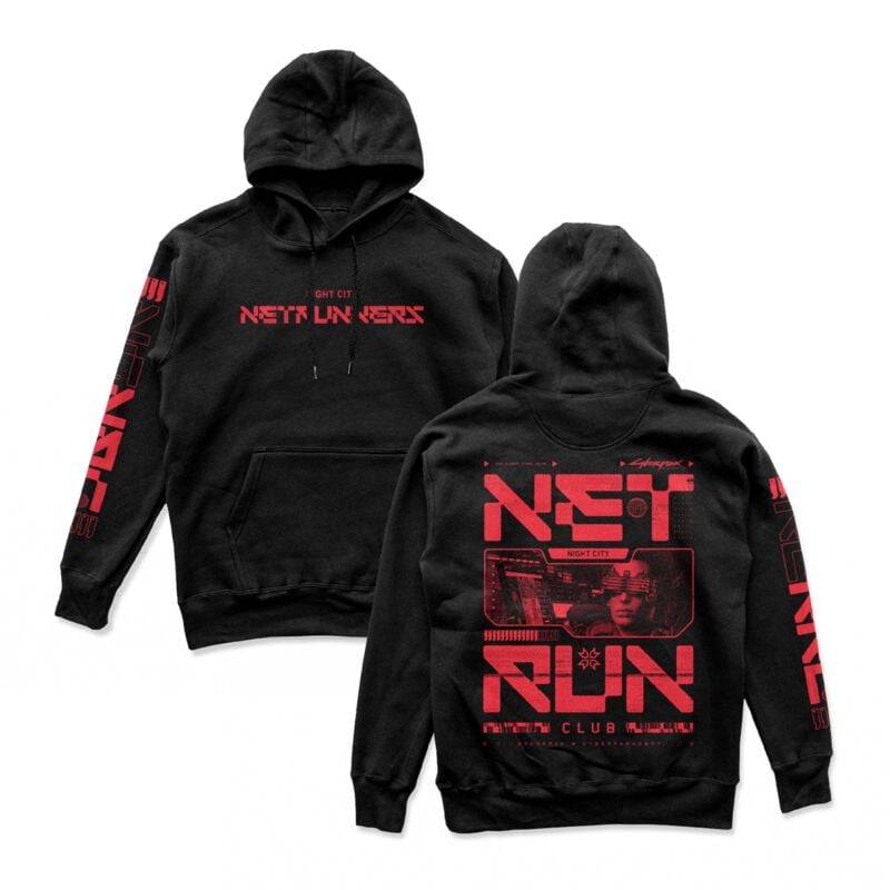 Cyberpunk 2077 Net Run Club Kapuzenpullover schwarz in XL Cyberpunk 2077 Net Run Club Kapuzenpullover schwarz in XL von Cyberpunk 2077