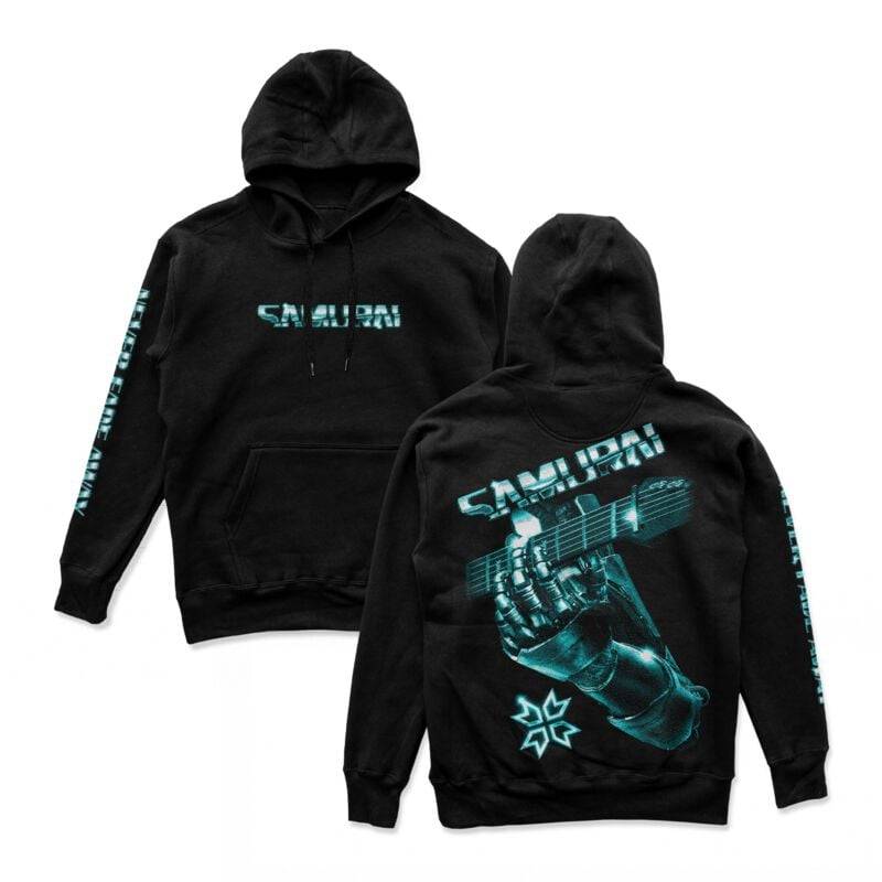 Cyberpunk 2077 Samurai Retro Band Kapuzenpullover schwarz in L Cyberpunk 2077 Samurai Retro Band Kapuzenpullover schwarz in L von Cyberpunk 2077