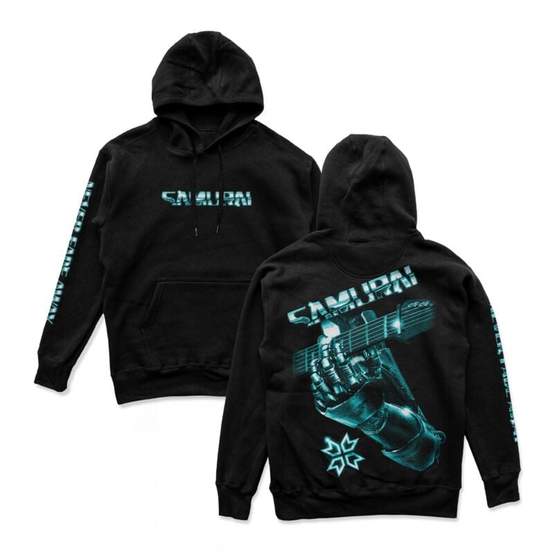 Cyberpunk 2077 Samurai Retro Band Kapuzenpullover schwarz in XL Cyberpunk 2077 Samurai Retro Band Kapuzenpullover schwarz in XL von Cyberpunk 2077