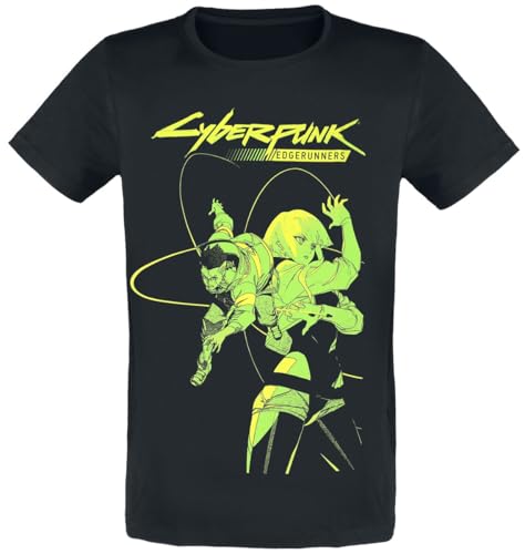 Cyberpunk Edgerunners - David and Lucy Männer T-Shirt schwarz XXL von Cyberpunk