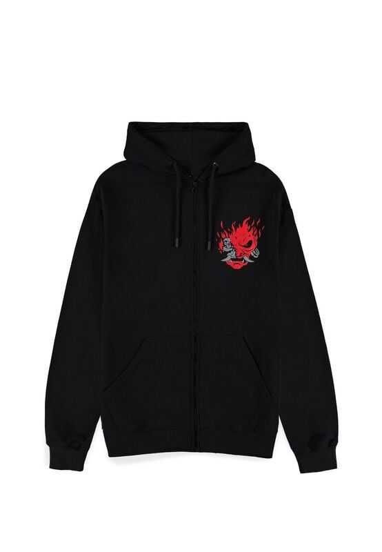 Cyberpunk - Gaming Kapuzenjacke - Edgerunners - Reunion 2020 - S bis XXL - für Männer - Größe XXL - schwarz von Cyberpunk