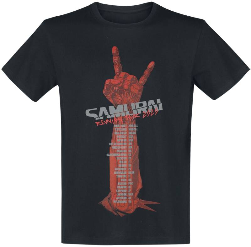 Cyberpunk - Gaming T-Shirt - Reunion 2020 - S bis XXL - für Männer - Größe S - schwarz von Cyberpunk