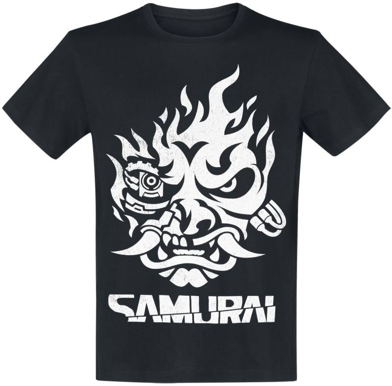 Cyberpunk Samurai White - Bandmerch T-Shirt schwarz in XXL von Cyberpunk