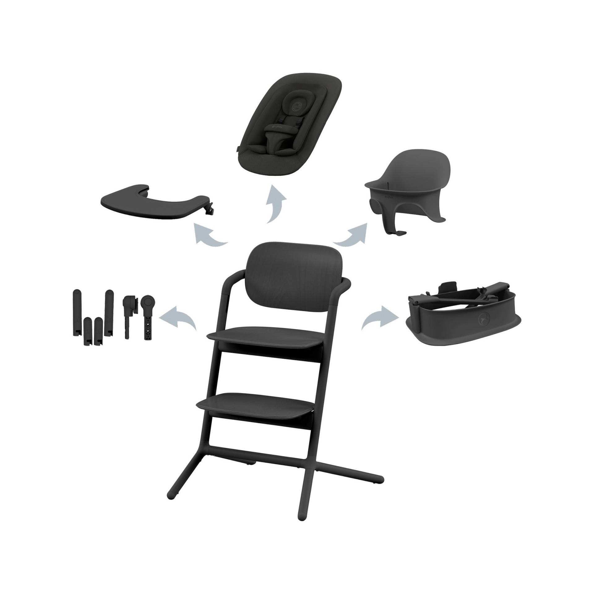 Cybex Gold Bundle Treppenhochstuhl Lemo 2.0 5-in-1 Set von Cybex