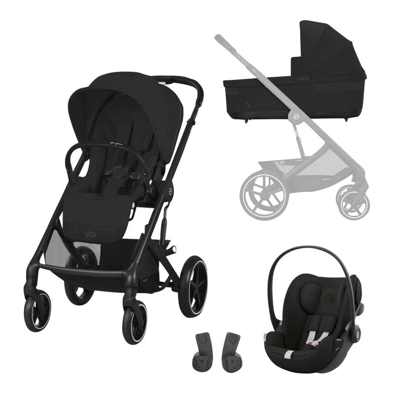 Cybex Gold Kombikinderwagen Balios Trio-Set inkl. Babyschale Cloud G schwarz von Cybex