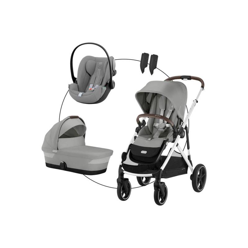 Cybex Gold Kombikinderwagen Gazelle S Trio-Set inkl. Babyschale Cloud G i-Size von Cybex