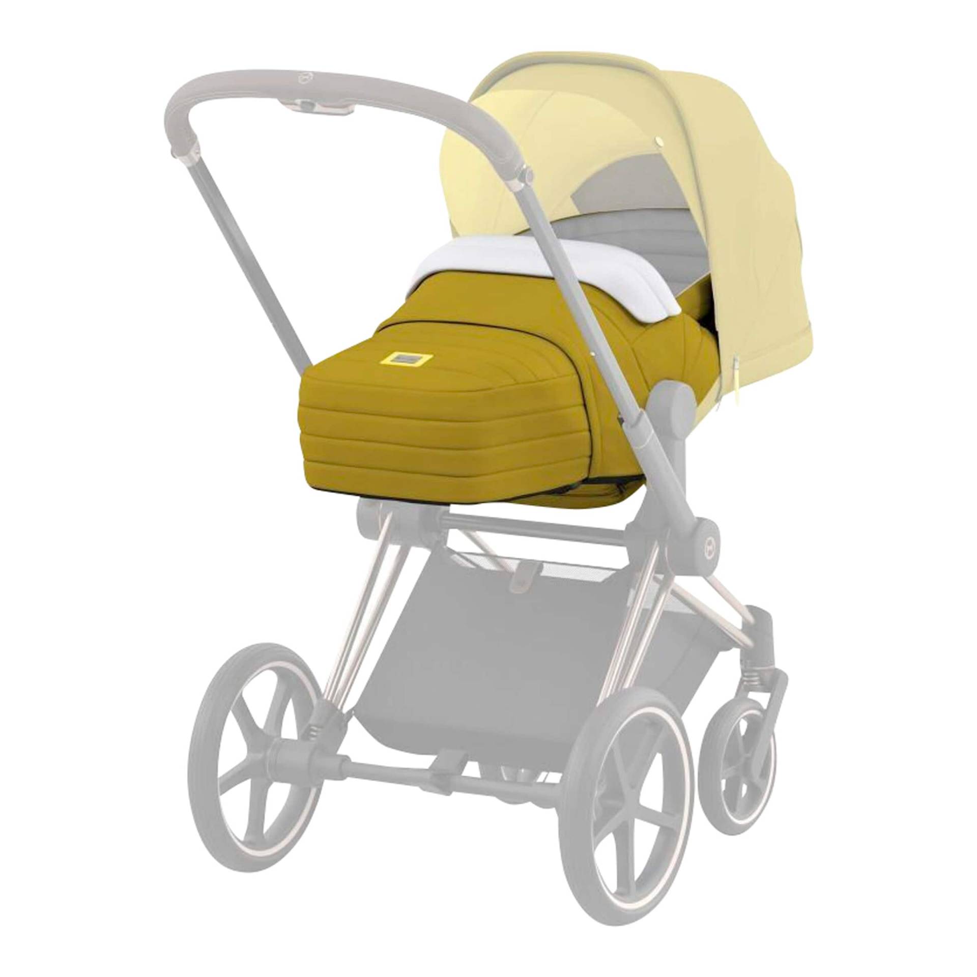 Cybex Kinderwagenaufsatz Lite Cot für Priam, ePriam und Mios gelb von Cybex