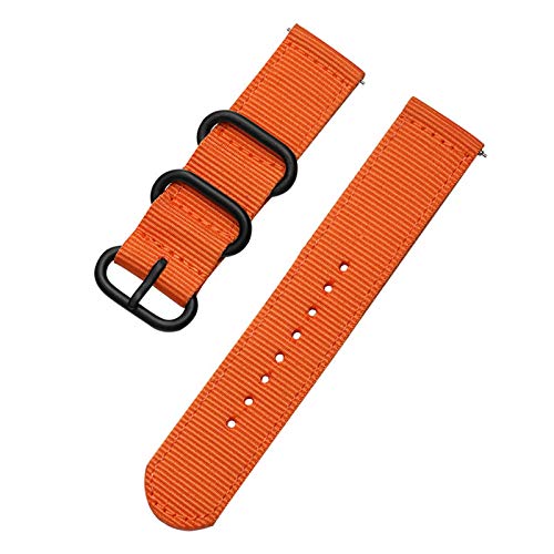 Quick Release Uhrenarmbänder 20mm/22mm Uhrenarmband Orange, 20mm von Cycat