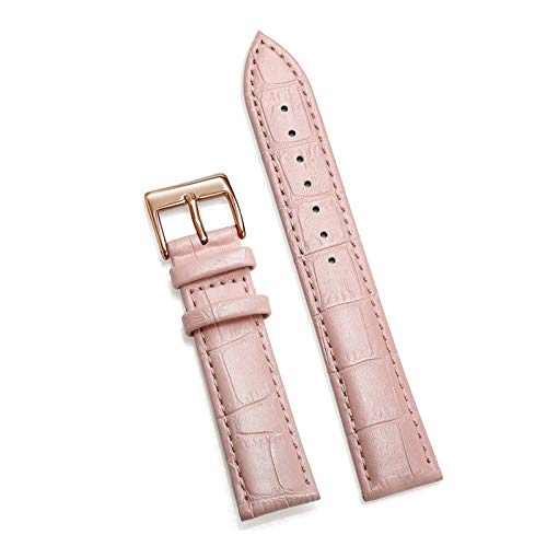 Uhrenarmband Leder weiches Handgelenk-Gurt-Armband 12/14/16/18/20/22/24mm Uhr Dornschliesse Typ 11, 24mm von Cycat
