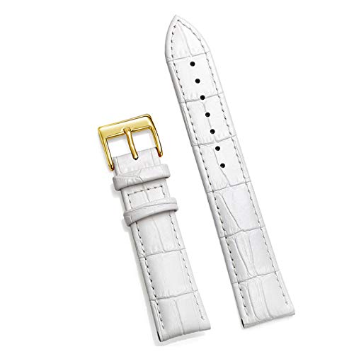 Uhrenarmband Leder weiches Handgelenk-Gurt-Armband 12/14/16/18/20/22/24mm Uhr Dornschliesse Typ 17, 16mm von Cycat