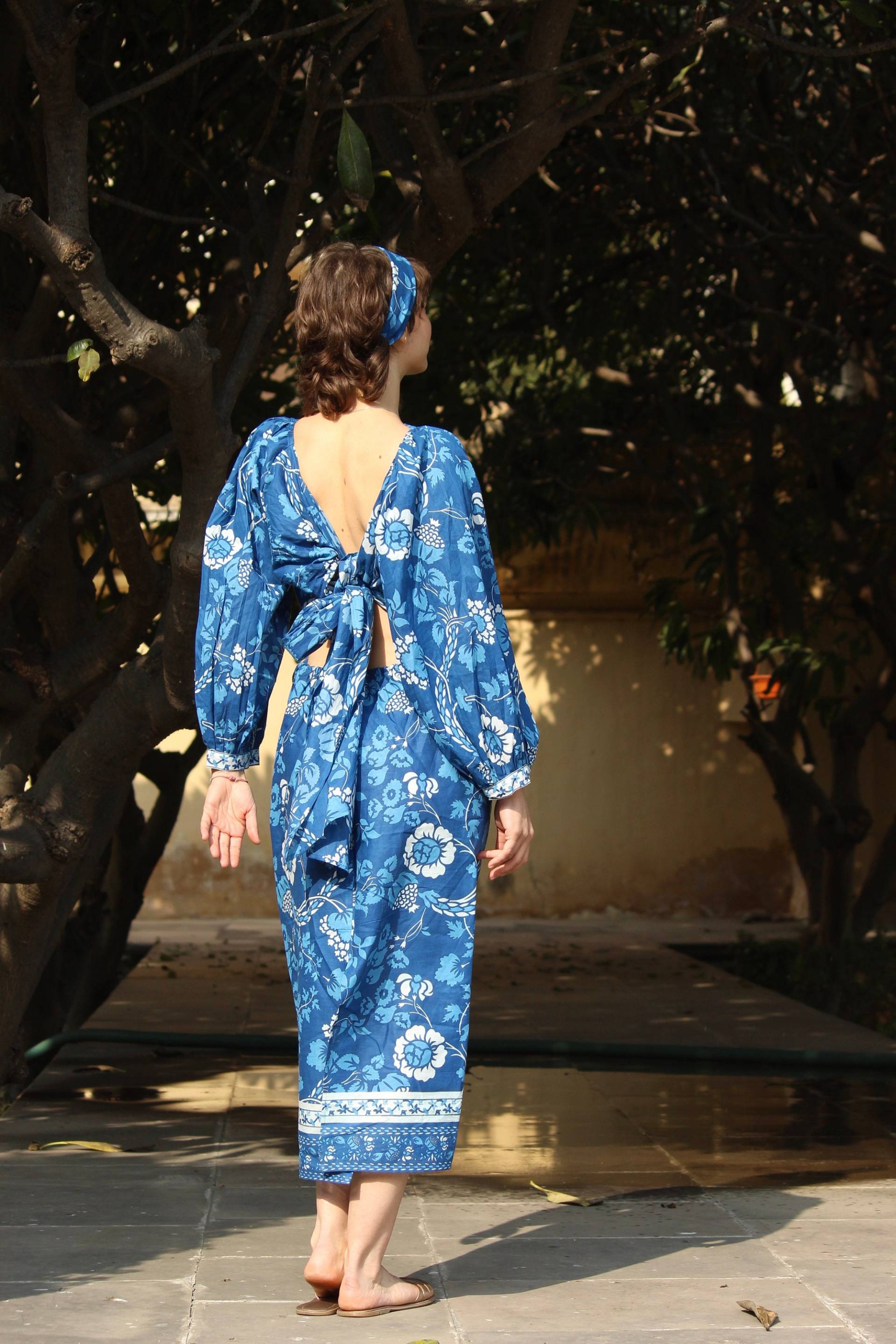 Block Print Kleid, Damen Baumwollkleid Sommerkleid Damen, Blumenkleid Boho Strandkleid, Urlaubskleid, Kleid von CyclamenIndia