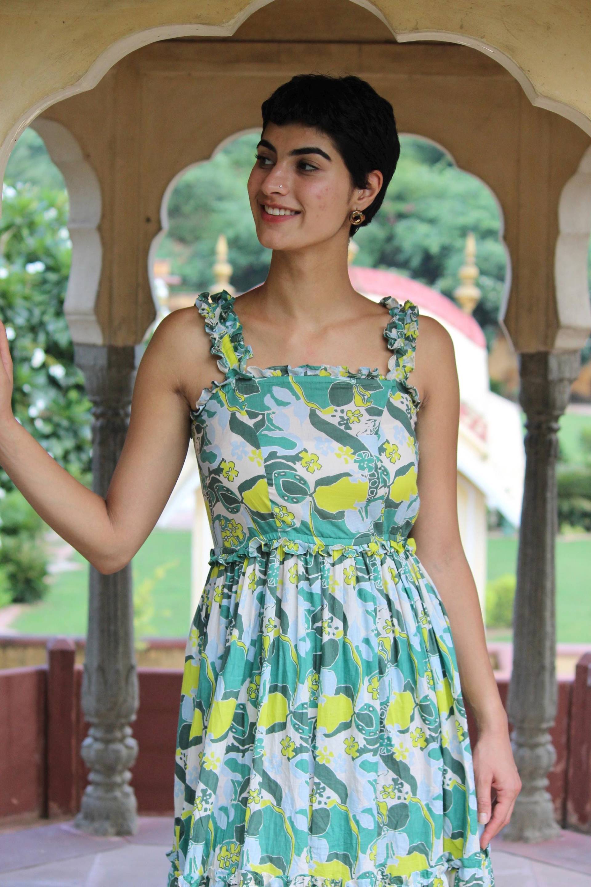 Blockprint Kleid, Frauenkleid, Baumwollkleid Sommerkleid Damen, Tunika Kleid, Shirtkleid, Kleider, Slip Dress Cotton, Boho von CyclamenIndia