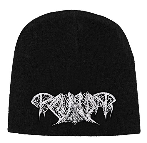 Paganizer - Schwarze Beanie Mütze mit gesticktem Logo - Offizielles Band Merchandise von Cyclone Empire Merchandise
