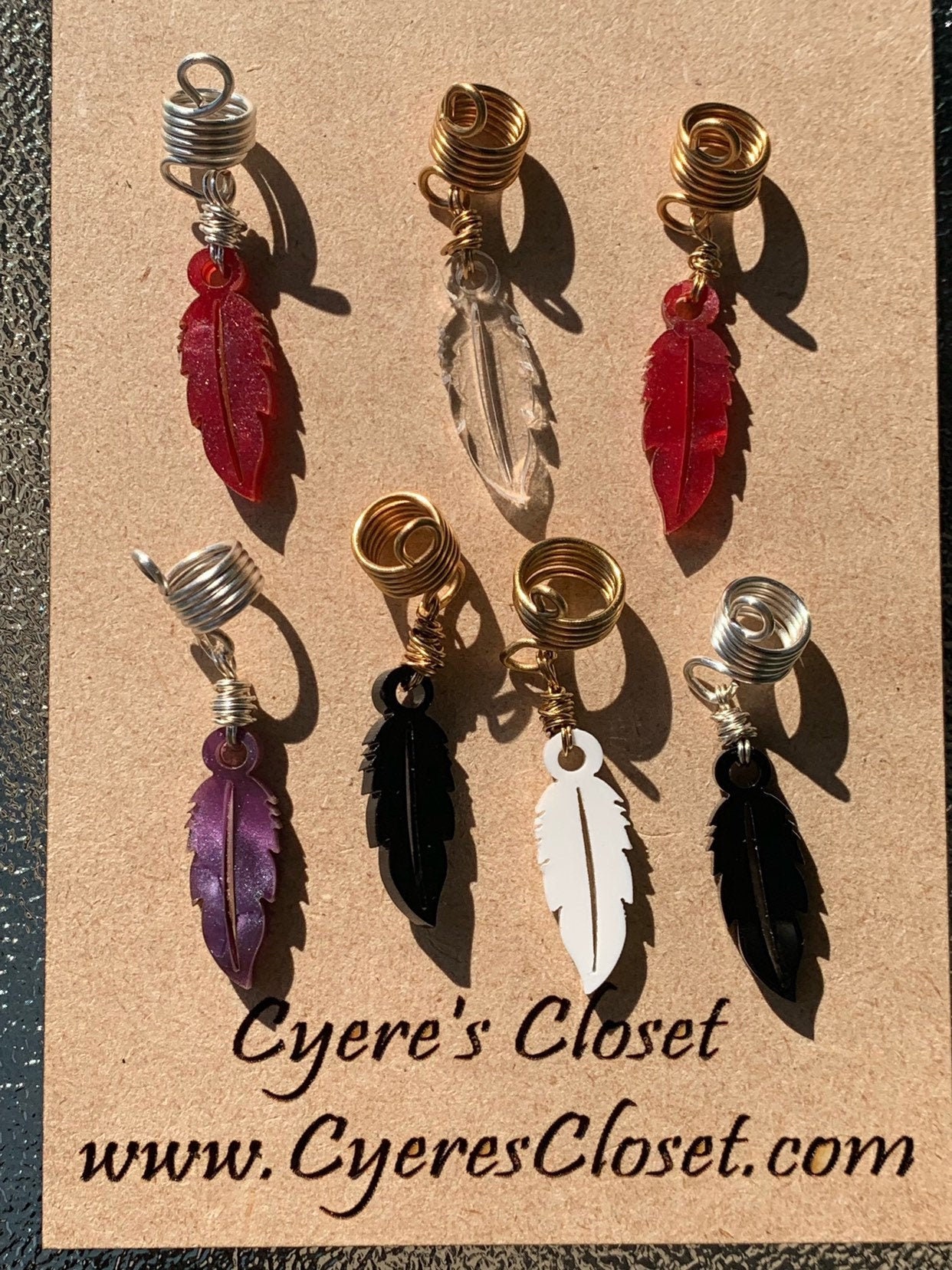 Design Von Cyere Feather Loc Und Braid Accent Stück von CyeresCloset