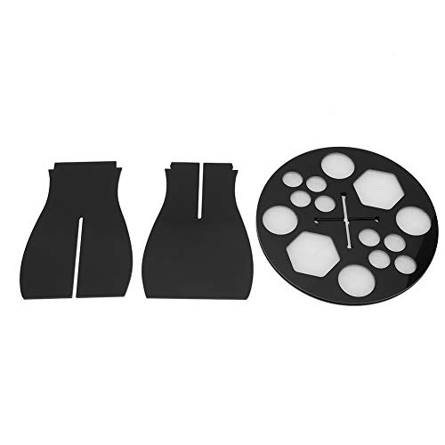 Kosmetische Pinsel Trocknungsschläger Display Halter Organizer 14 Loch Make -up Pinselhalter Schwarz für häusliche Personen und Salons von Cygmophing