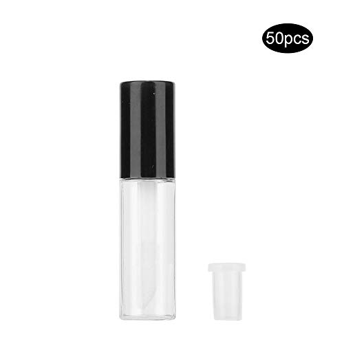 Mini Lip Gloss Rohr 1,2 ml DIY Lip Gloss Behälter Flaschen mit undcoverer Stecker 50pcs Lippenstift transparente Schale tragbar von Cygmophing