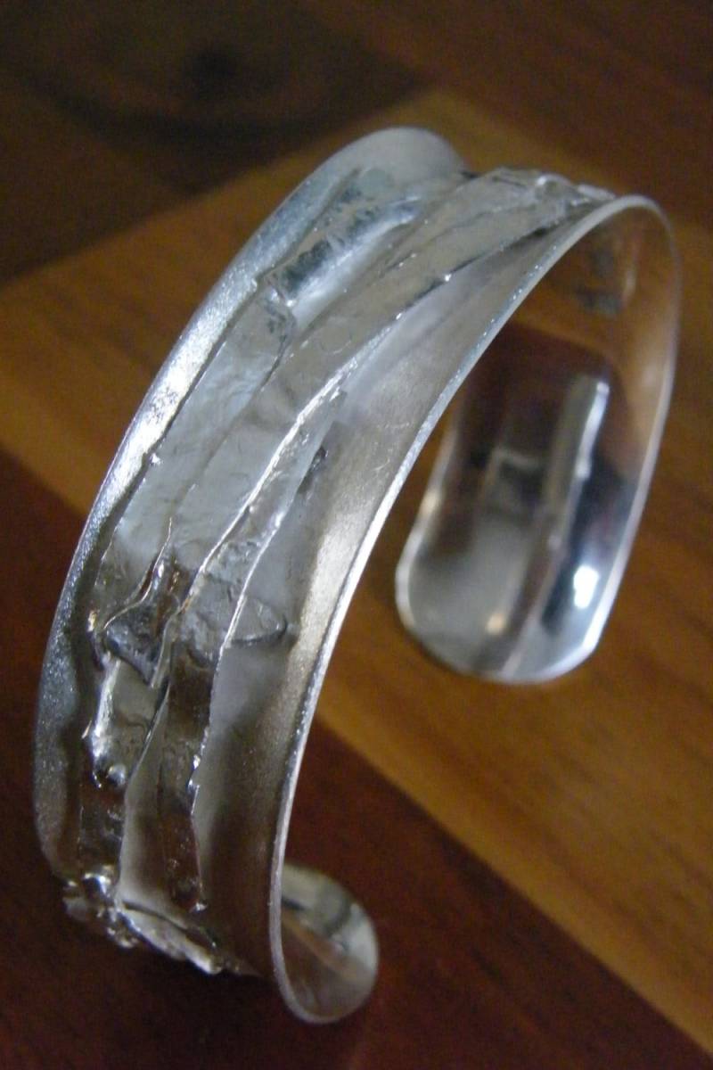 Silber Anticlastic Armband Silber Anticlastic Armband von CygneSilverDesign