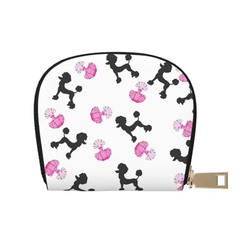 Girly Pink Parfümflasche und Pudel Kreditkartenetui für Damen und Herren, Leder, Reißverschluss, Kartenetui, Akkordeon-Kartenetui, kleine Geldbörse für Reisen, weiß, Einheitsgröße Girly Pink Parfümflasche und Pudel Kreditkartenetui für Damen und Herren, Leder, Reißverschluss, Kartenetui, Akkordeon-Kartenetui, kleine Geldbörse für Reisen, weiß, Einheitsgröße von Cykazhst