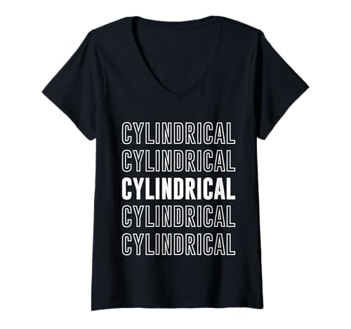 Damen Zylindrisch T-Shirt mit V-Ausschnitt Damen Zylindrisch T-Shirt mit V-Ausschnitt von Cylindrical Apparel