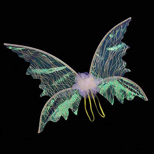 Engelsflügel for Kinder und Mädchen, Cosplay Elfe Prinzessin Mädchen Engelsflügel Kinder Bühnenleistung Fotografie Requisiten Party Gastgeschenk Weihnachten Kostüm von Cymwer