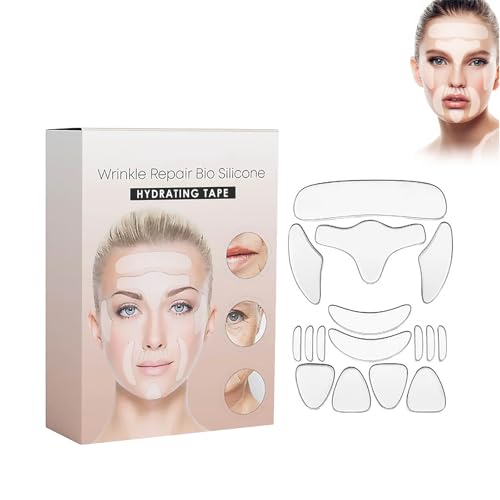 Gesichts Und Stirnfaltenpflaster Hydrating, Anti Falten Pflaster Wrinkle Patch Komplettes Gesichtsglättungspflaster, Gesichtsfalten Pflaster Zum Glätten Von Augen Mund Oder Stirnfalten Für Gesicht von Cynamus