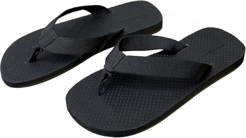 Cynefoa Zehensandalen aus Gummi für Damen, Strand-Flip-Flops, lässig, bequem, rutschfest, Strand, weiche Unterseite, Hausschuhe, Schwarz , 40 2/3 EU Cynefoa Zehensandalen aus Gummi für Damen, Strand-Flip-Flops, lässig, bequem, rutschfest, Strand, weiche Unterseite, Hausschuhe, Schwarz , 40 2/3 EU von Cynefoa