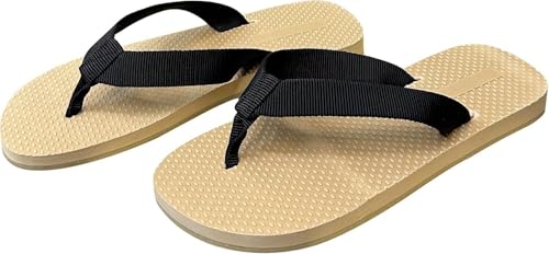 Cynefoa Zehensandalen aus Gummi für Damen, Strand-Flip-Flops, lässig, bequem, rutschfest, Strand, weiche Unterseite, Hausschuhe, hellbraun, 42 1/3 EU Cynefoa Zehensandalen aus Gummi für Damen, Strand-Flip-Flops, lässig, bequem, rutschfest, Strand, weiche Unterseite, Hausschuhe, hellbraun, 42 1/3 EU von Cynefoa
