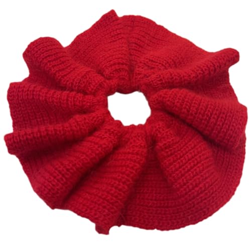 Cyni Strick-Haargummis, dicke Rüschen, übergroß, elegant, Pferdeschwanz-Halter für Damen von Cyni